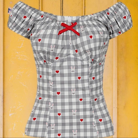 ♥️ 🐰 Hell Bunny Hopper TOP - Picture 10 of 12